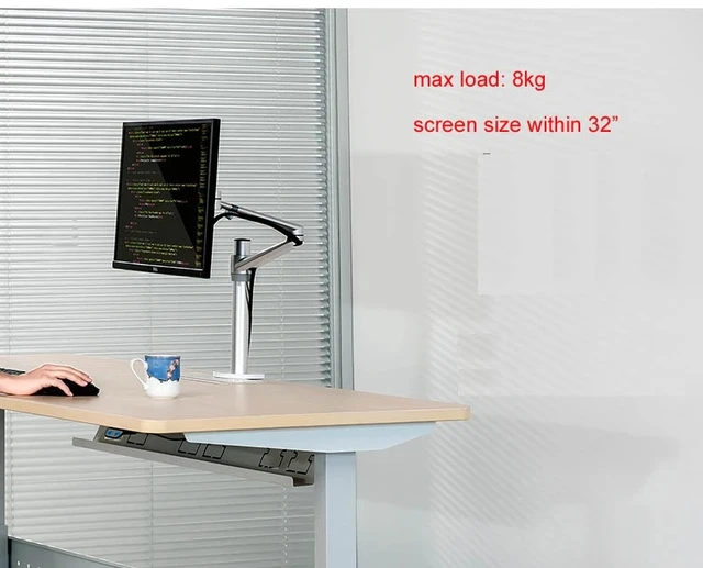 DL-T801L VESA 75X75 100X100 11kg 60cm monitor schreibtisch desktop