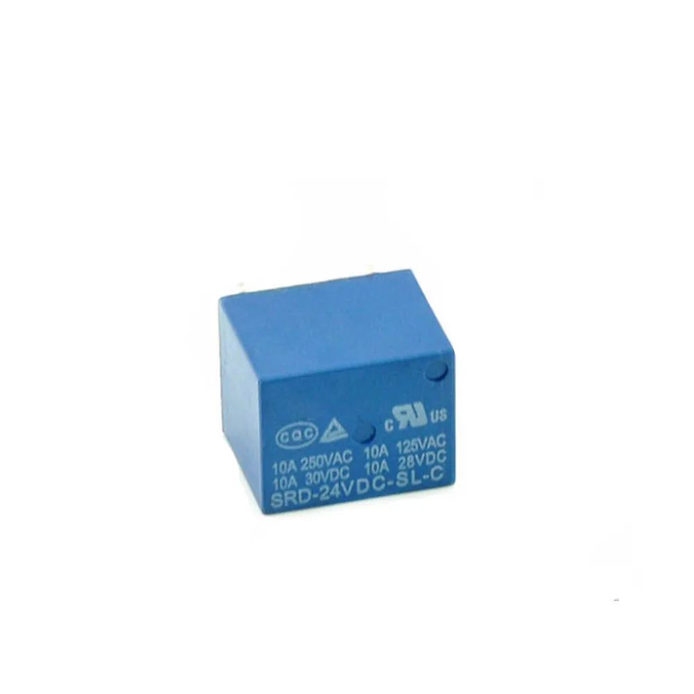 1 шт. SRD-24VDC-SL-C 24VDC 10A Мощность реле PCB Тип T73-24V 5 футов | Электронные компоненты и
