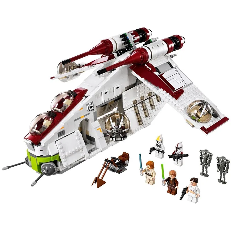 

05041 Wars on Star Toy Republic Gunship Set for children Educational Blocks gift for boy compatible 75021