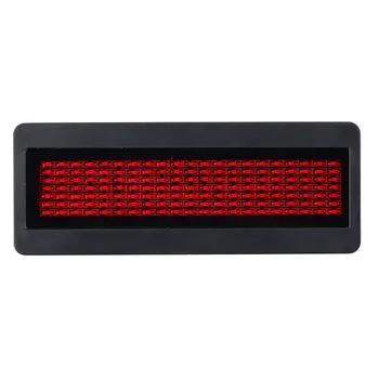 

USB Electric Panel Led Name Tag Sign Message Card Screen Rechargeable Programmable Digital ID Badge Scrolling High Definition