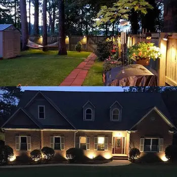 

LED Solar Light Solar Inserted Lawn Light 7LED Light Washer Light Garden Landscape Control Wall Garden Outdoor Projection H9J7