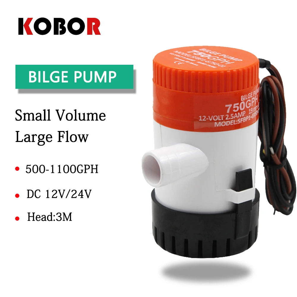 По новому на 1100gph 750gph 500gph 350gph 12v 24vdc мини откачивающий насос высокого потока