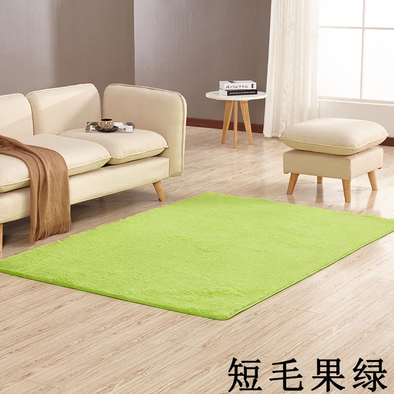 Современный Шелковый ковер гостиная прямоугольная для чайного столика, дивана прикроватный коврик матрас для спальни