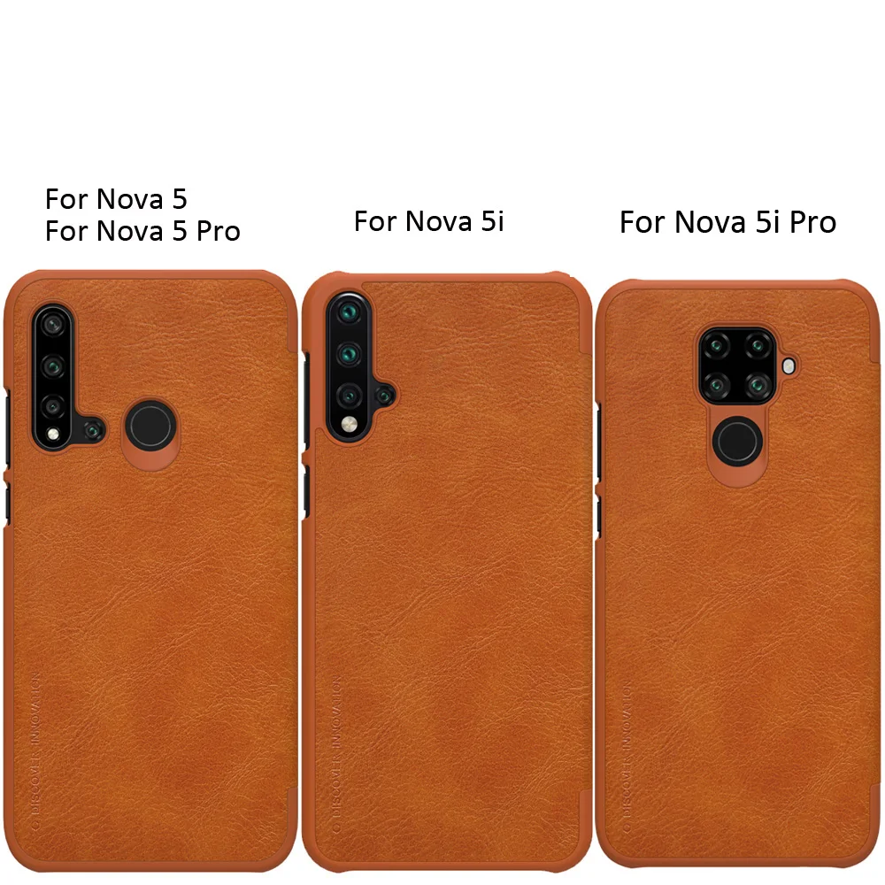 Nillkin Qin Книга Флип кожаный чехол для huawei Nova 5 Pro 5i| |