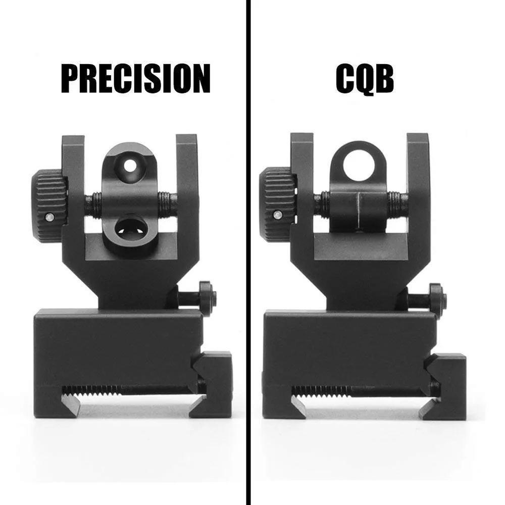 Front & Rear Iron Sight Set for all M4/M16 & AR Series with Standard