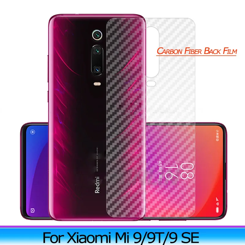 

3D Soft Carbon Fiber Screen Protector for Xiaomi Mi 9T Pro 9SE Camera Glass Film Mi9 SE Rear Film Sticker Mi 9 SE Mi9T Back Film