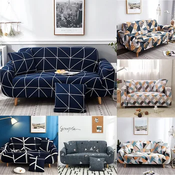 

Elastic Cover for Modern Sofa Covers for L Shape Living Room Sectional Sofa Cover Adjustable Covers for Corner Sofa 6 Colors