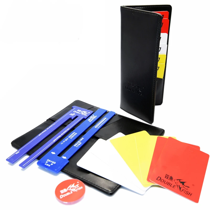 

Double Fish 401 Table Tennis Referee Set Judgement Ruler Edge Picker Referee Toolkit for Professional Ping-pong Competition