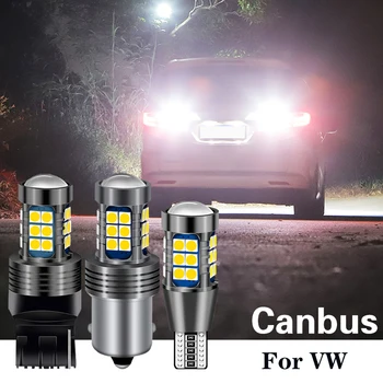 

1pcs LED Light Canbus W16W T15 P21W BA15S W21W For vw golf 4 5 6 7 passat b6 b5 b7 touran touareg polo 6r 9n mk3 jetta tiguan t5