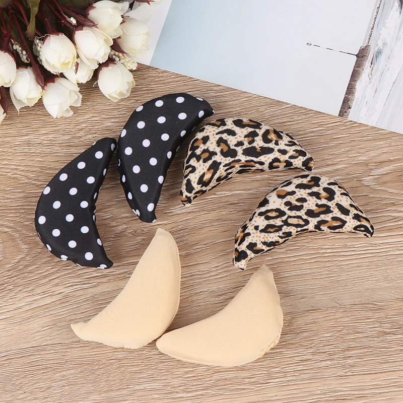 1Pair Anti-pain Shoes Adjustment Toe Half Forefoot Cushion Sponge Forefoot Insert Toe Plug Toe Front Filler Shoes Accessories