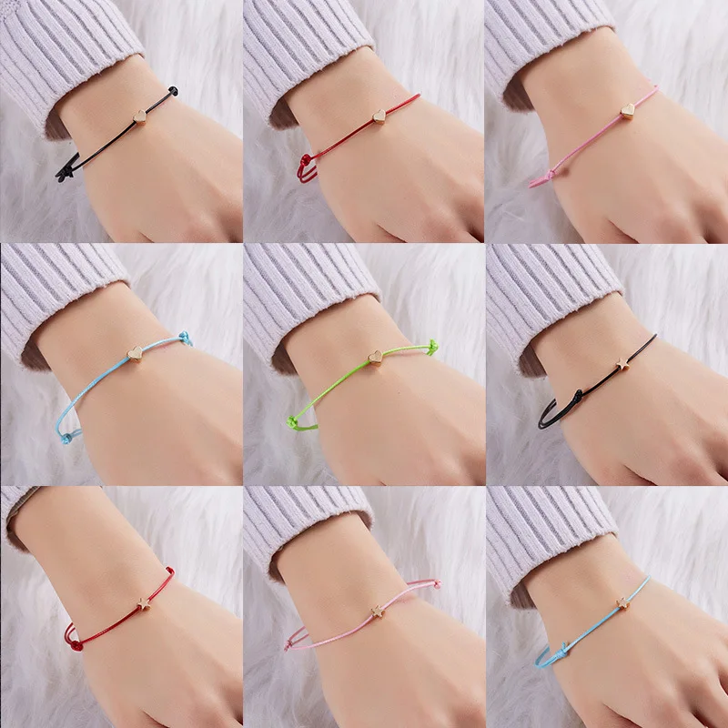 

Cross Border Popular Pentagram Star Crown Cross Leather Rope Adjustable Woven Bracelet Wholesale Charm Bracelet
