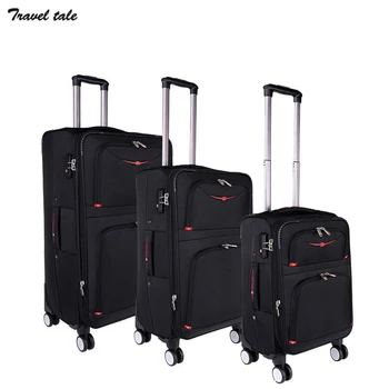 

TRAVEL TALE 18"20"24"28" inch oxford waterproof spinner 32" large luggage trolley bag 3 pieces suitcase set for travelling