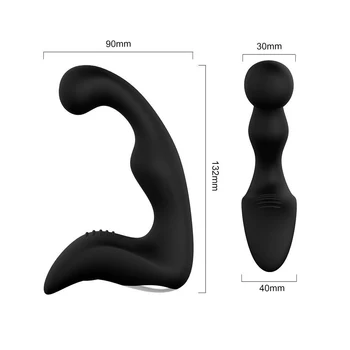 Vibrating Prostate Massager Men Butt Anal Plug Stimulator Clitoris Vaginal Wearable Vibrator Sex Toys for Adult Women Couples 2
