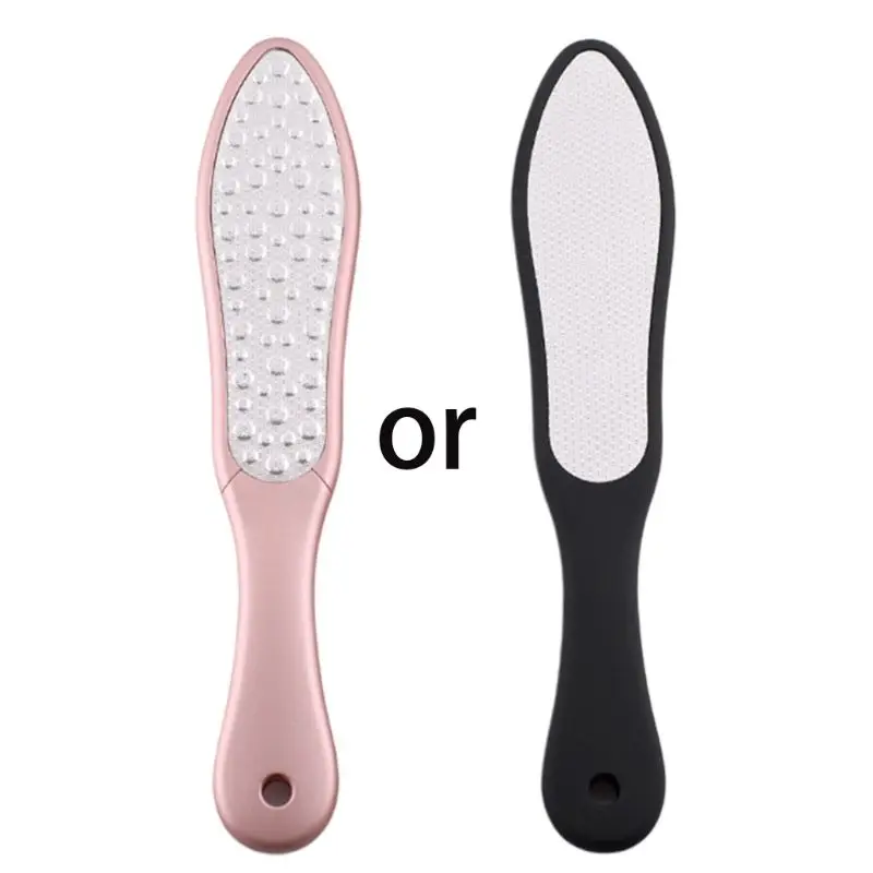 

Professional Double Sided Stainless Steel Foot Rasp Heel File Hard Skin Callus Remover Scrubber Pedicure Grinding Feet Care Tool