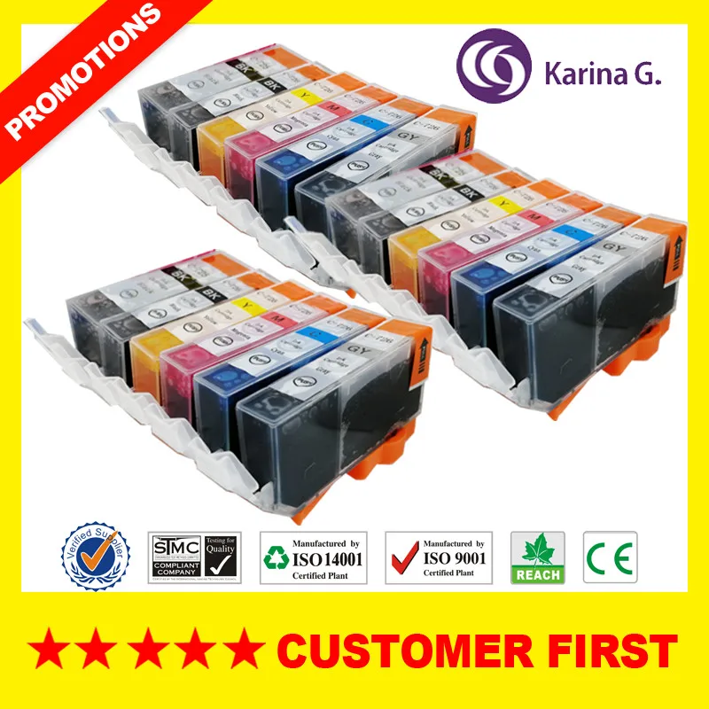 Для Canon PGI725 CLI726 PGI-725 CLI-726 совместимый картридж костюм для Canon PIXMA MG6170 MG6270 MG8170 MG8270 и т. Д - Цвет: 3Sets