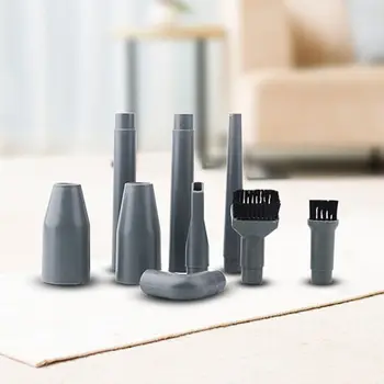 

9pcs/set Vacuum Cleaner Accessories Multifunctional Corner Brush Set Plastic Nozzle Head Tube Connector