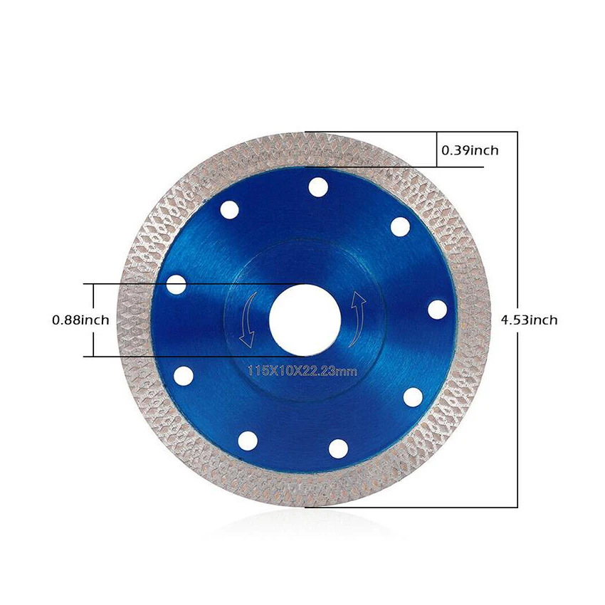Алмазная пила в форме волны для фарфоровой плитки керамическая сухой резки
