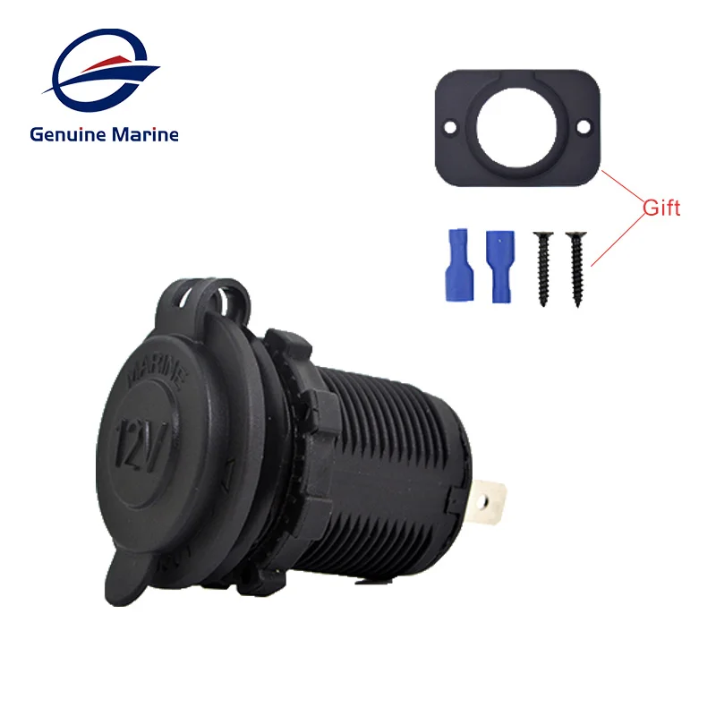 

12V Waterproof Car Cigarette Lighter Socket Auto Boat Motorcycle Tractor Power Outlet Socket Receptacle Car Accessories Dropship