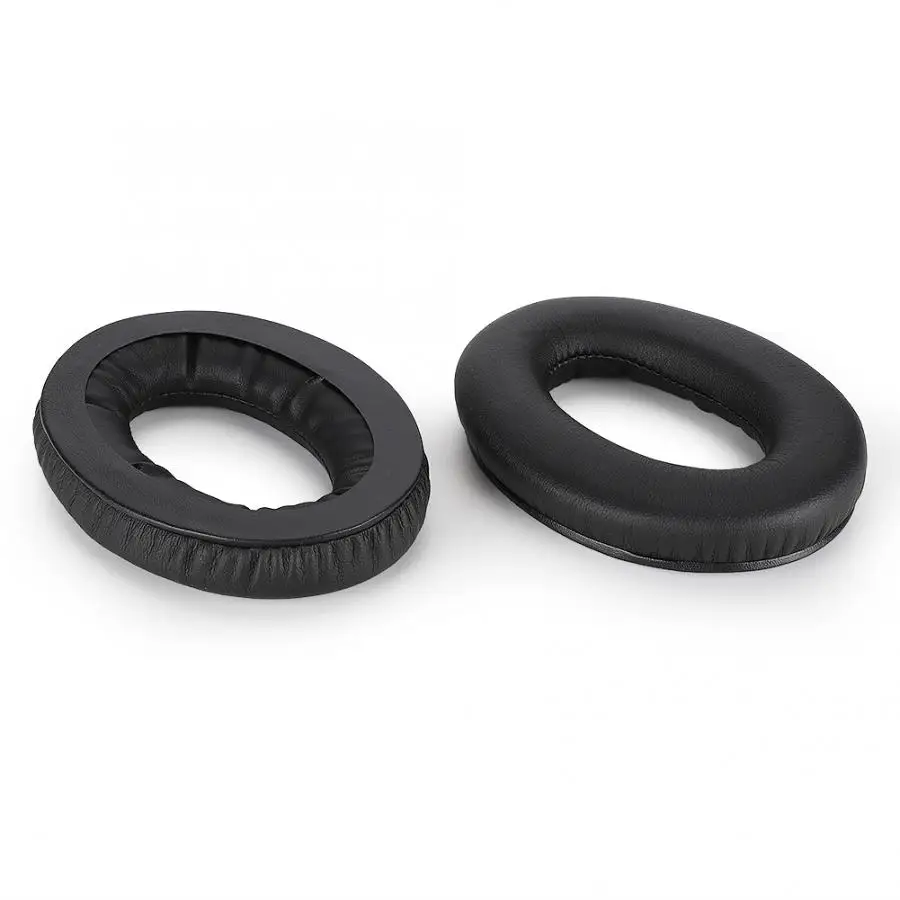 Горячая Черный 2 шт. Белковая кожа пены памяти губка гарнитура наушники вкладыши
