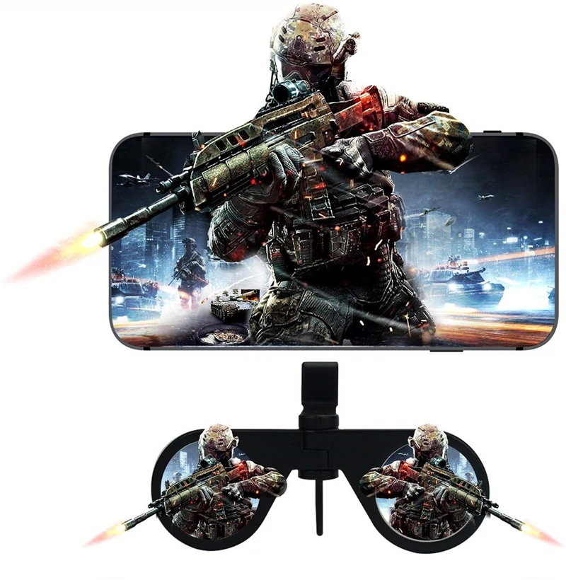 Мини Складной 3D мобильный телефон виртуальной реальности близорукие VR очки для 3D фильмов и игр для IOS Android смартфон Vrbox