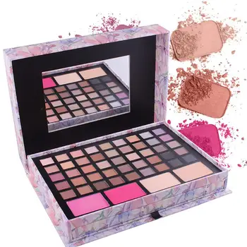 

Makeup Set Eye Shadow Palette Matte Glitter Eyeshadow Makeup Kit Cosmetics With Blush Eyebrow Powder And Mirror