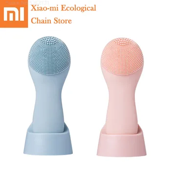 

Xiaomi JORDAN&JUDY Silicone Electric Face Cleansing Brush Pore Cleaner Massage Remove Blackhead Facial Skin Deep Washing Brush