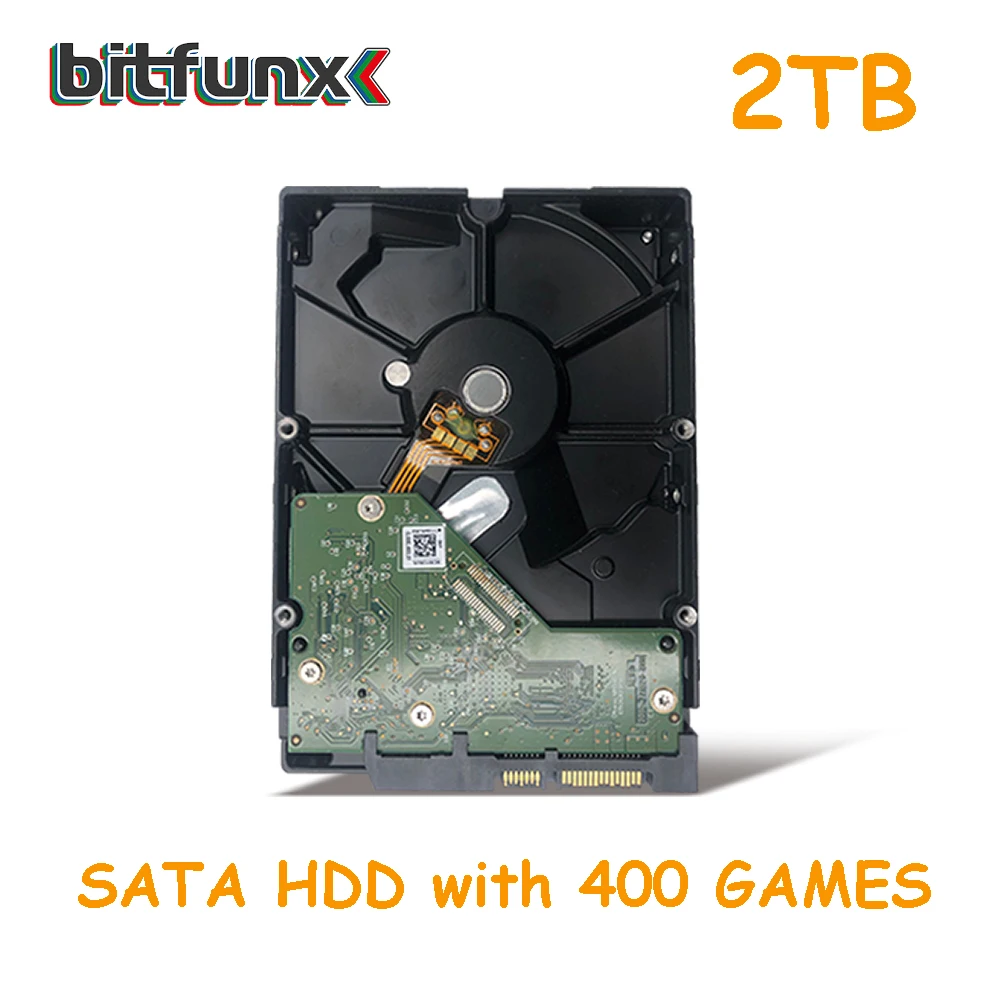 Внутренний жесткий диск BitFunx 2 ТБ 3," SATA для PS2 с 400 установленными играми HDD Гарантия один год