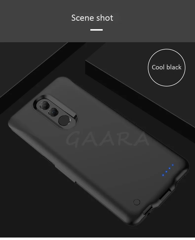 6800 мАч батарея чехол для Huawei Mate 10 Nova 2i Беспроводной внешний резервного копирования высокой емкости черный синий зарядка Чехлы для портативного зарядного устройства etui