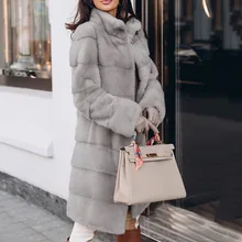 Флисовая Куртка из искусственного меха, зимнее женское пальто, теплое пушистое плюшевое плюс размер, плюшевые пальто, элегантная уличная верхняя одежда черного цвета