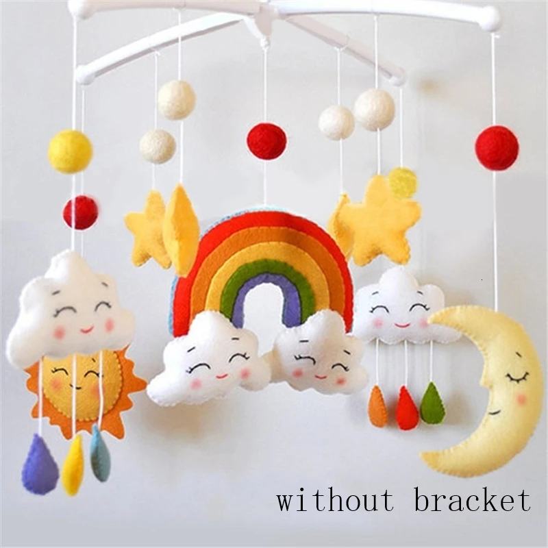 Baby Rattles Baby Crib Mobile Toy Bed Bell Baby Toys 0-12 Months Newborn Infant Toddler Kids Toy Assembled Toys Bebek Oyuncak