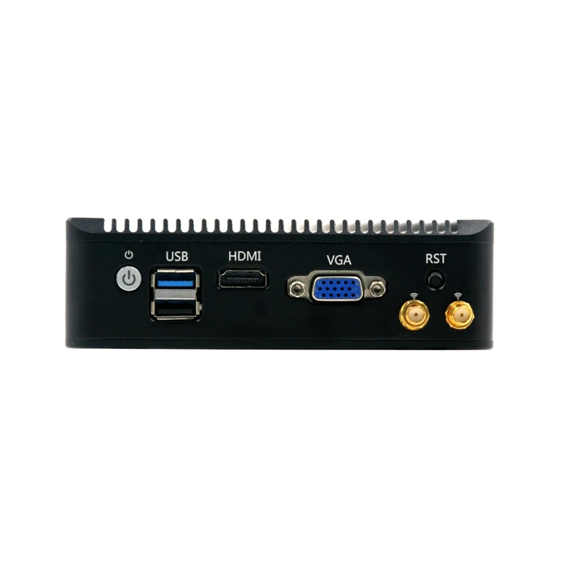 Fanless Soft Router Mini PC with Intel Celeron J3160/N3160 Quad Core, VGA, HDMI, 4 Intel Gigabit LAN – For PfSense Firewall with AES-NI Description Image.This Product Can Be Found With The Tag Names Barebone Mini PC, Computer Office, Fanless soft router