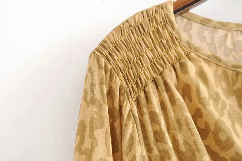 Boho Queens/желтое пляжное мини платье с длинными рукавами и цветочным принтом в