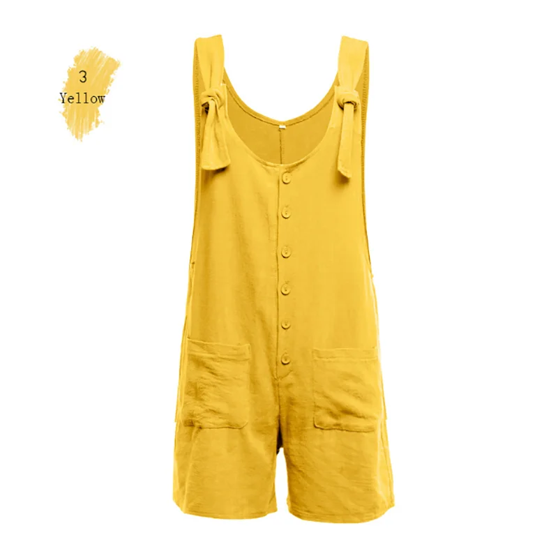 Backless Rompers Playsuit Female Harem Pants Pantalon Loose Short Bib Pants Combinaison Femme Bib Overalls Womens Jumpsuits