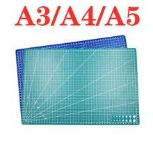 A3 a4 5 pvc tapete de corte bancada retalhos corte almofada costura manual diy faca gravura placa de corte couro único lado underlay