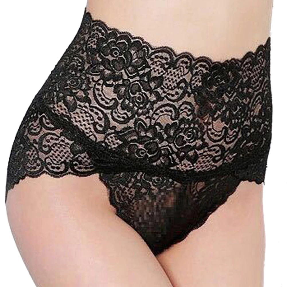 

HUNTER WISH Sexy Women's Briefs High Waist Seamless Lace Panties Elastic Underwear Pants for Female Soft Thongs Lingerie Fashion