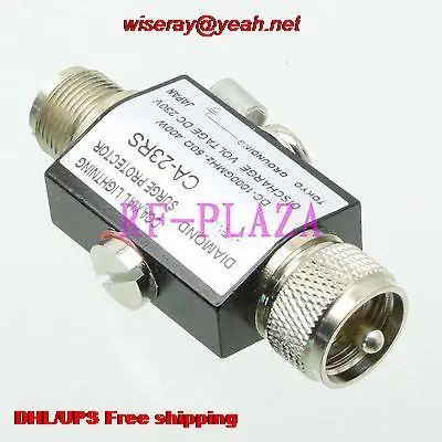 DHL/EMS 10 шт. защитный чехол протектор CA-23RS 1000 МГц 400 Вт UHF PL259 до UHF SO239 коаксиальный-для электрического arrester-A6