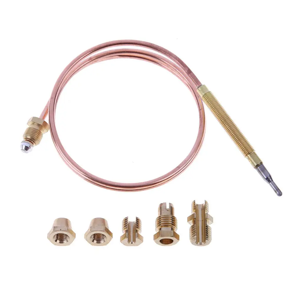 60cm 5Nut Gas Stove Universal Thermocouple Fireplace Replacement Kit Adaptors Digital Temperature Controller Probe | Инструменты