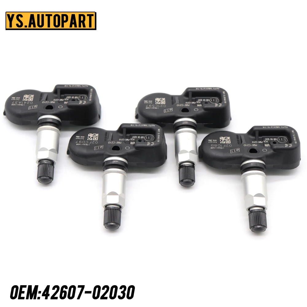 TPMS Sensor 42607-02030 433MHZ For Toyota Highlander Land Cruiser Prado 2009-2020 PMV-C210 Tire Pressure Monitoring System | Автомобили и
