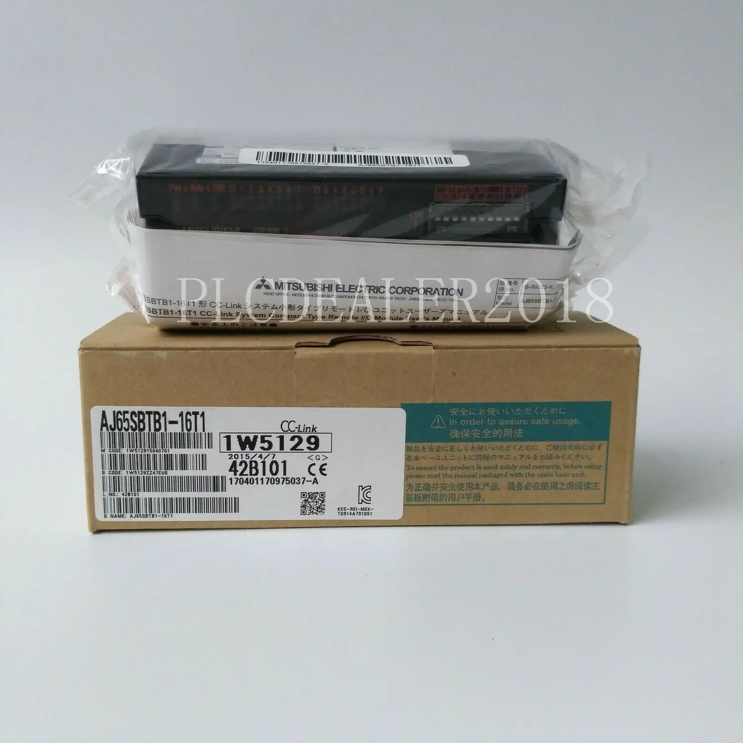Mitsubishi Electric MELSEC CC Link AJ65SBTB1-16T1 транзисторный выходной контроллер