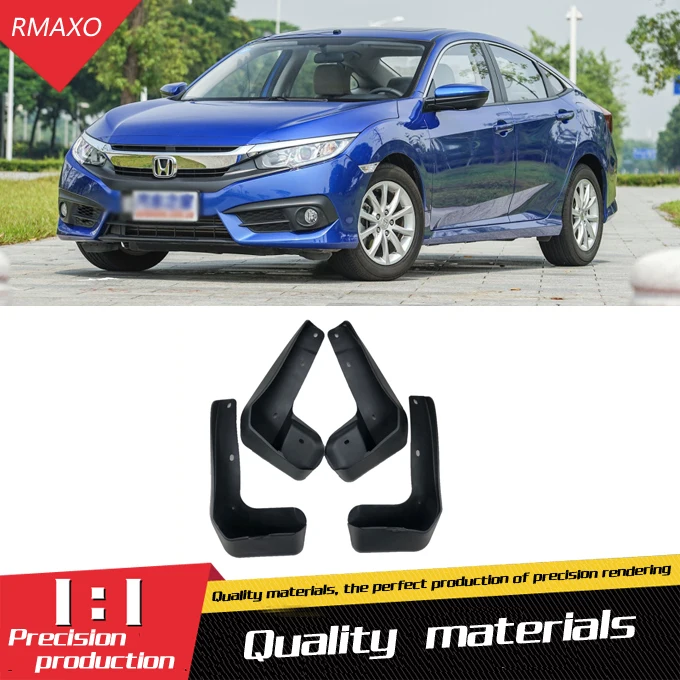 Для Honda CIVIC 2016-2018 Брызговики передние с цветом и задним брызговиком крыло
