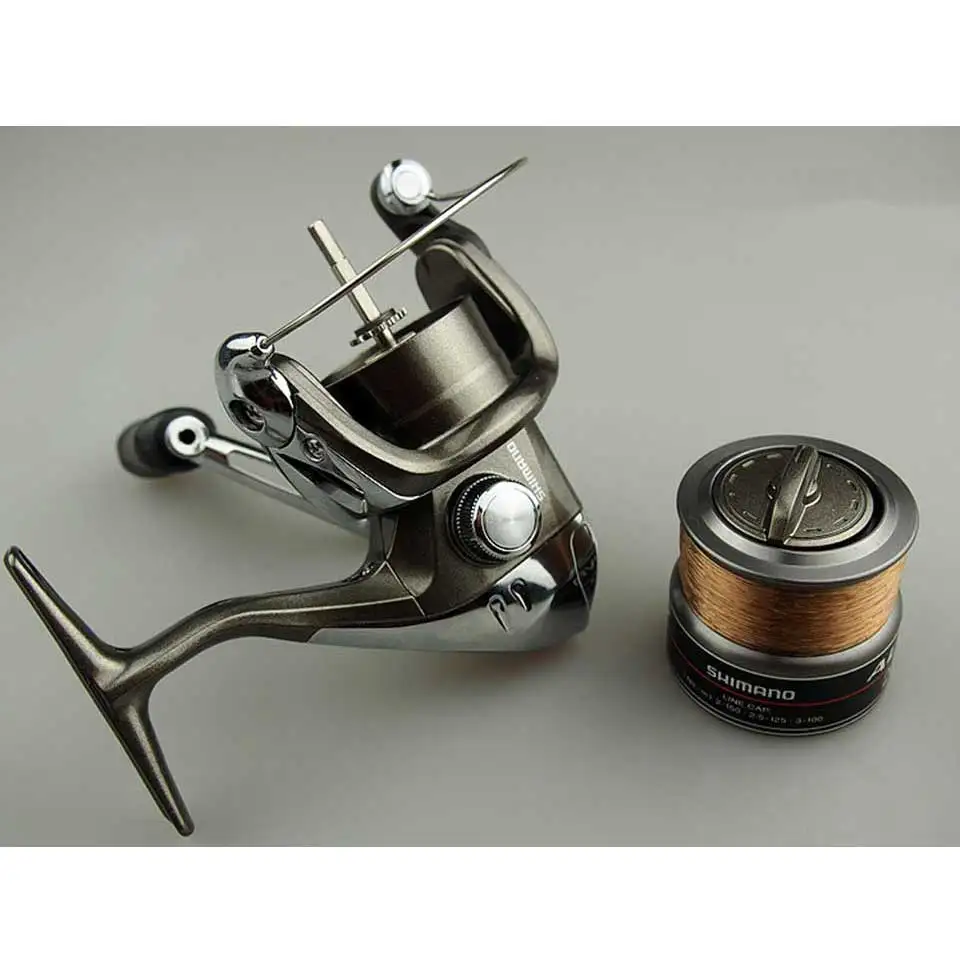 Shimano Carrete De Pesca Giratorio Alivio 1 1bb Con Hilo De Pesca De Nailon Original Carrete De Ar C De Cuerpo Rigido 100 Original Carretes De Pesca Aliexpress