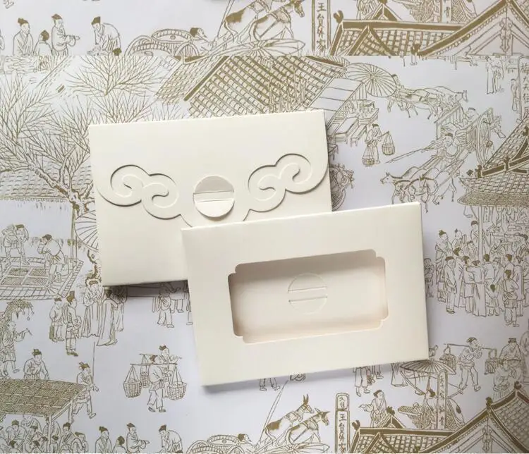  50pcs Black Blank Kraft Paper Envelope Bag DIY Multifunction Envelope Postcard Box Wedding invitati - 4000552677343