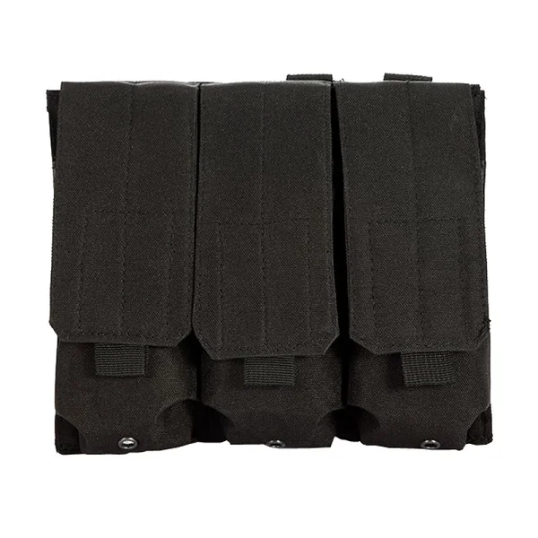 molle тактический, тройной AR15 M4 5,56 мм Журнал Mag Чехол Пистолет жилет для стрельбы средство дампа падения пропускающая воздух для охоты сумка - Цвет: B