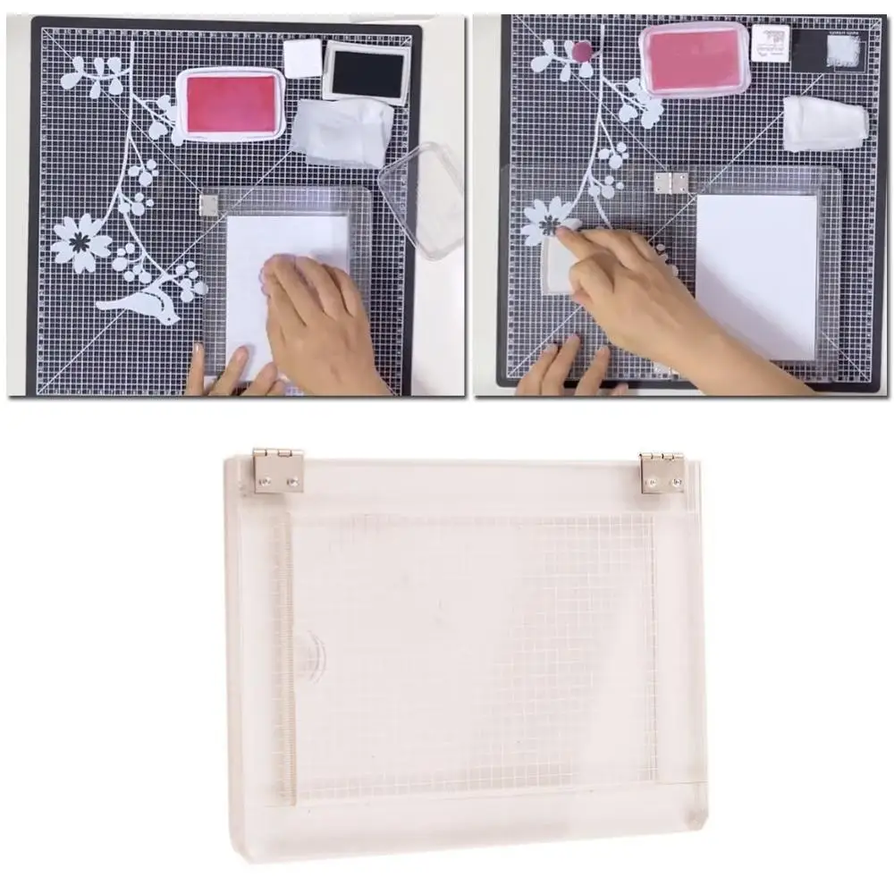 DIY прозрачная ручка уплотнение штамп блок для скрапбукинга фотоальбом акриловые