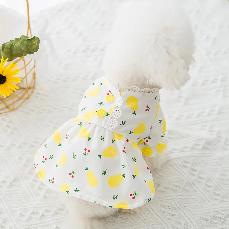 Cartoon Dog Clothes Floral Clothing for Dogs Wholesale