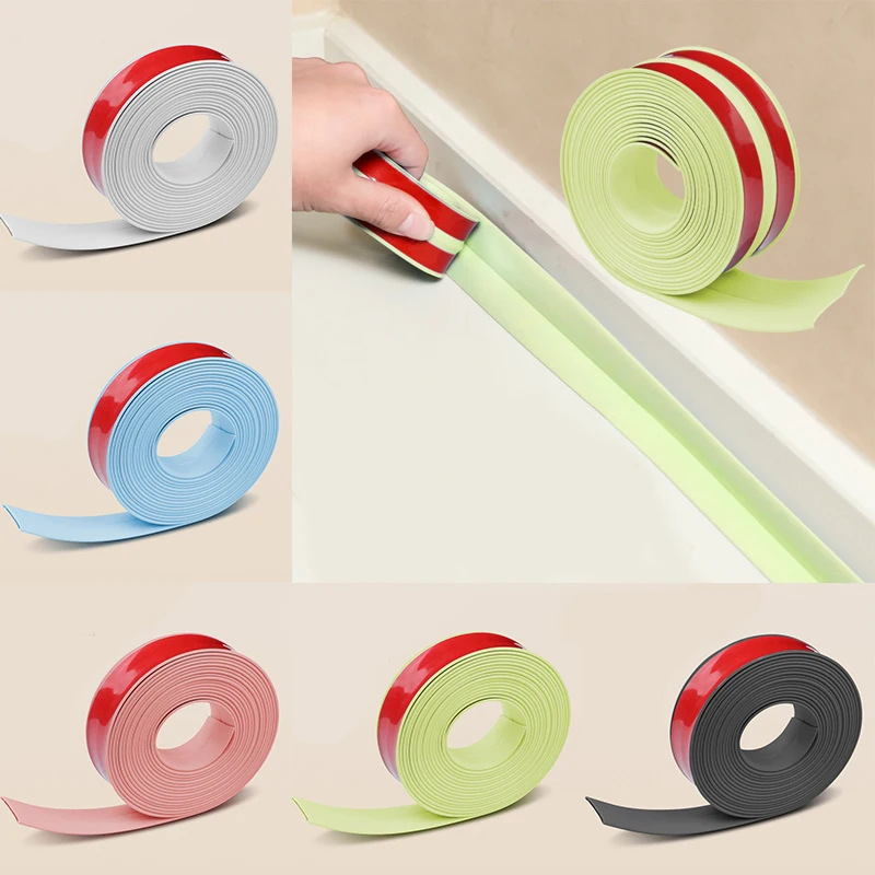 

Kitchen and bathroom Waterproof Moldproof tape Toilet decoration Gap corner line sticker Eco-Friendly durable tape