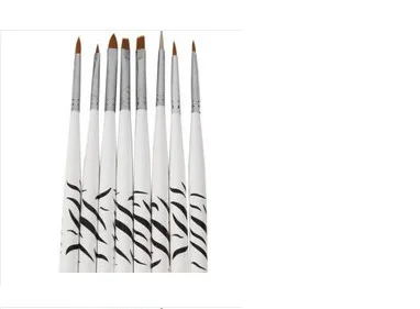 

Manufacturers Direct Selling Manicure Fluoresent Marker Rhinestone diao hua bi Set Leopord Pattern Small Tail Rod 8 Mounted Fluo