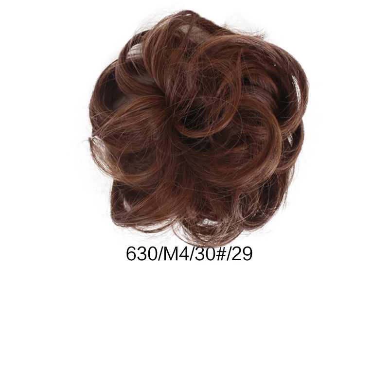 Кудрявые грязные пучки волос кусок скручивание Updo покрытие волосы для наращивания настоящие как человеческие CA - Цвет: 9