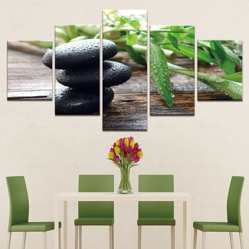 

Artsailing Beauty Shop Blackstone Green Plant Canvas Painting No Frame Wall Art Room Decoration Aesthetic 5 Pieces Wall Pictures