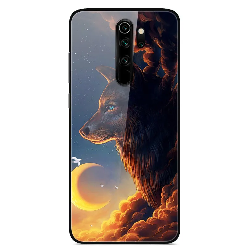 36- Redmi Note 8 Pro Чехол 6,53 ''стекло твердая задняя крышка для Xiaomi Redmi Note 8 Pro чехлы для телефонов силикон бампер Fundas Redmi Note8 8T - Цвет: 36-